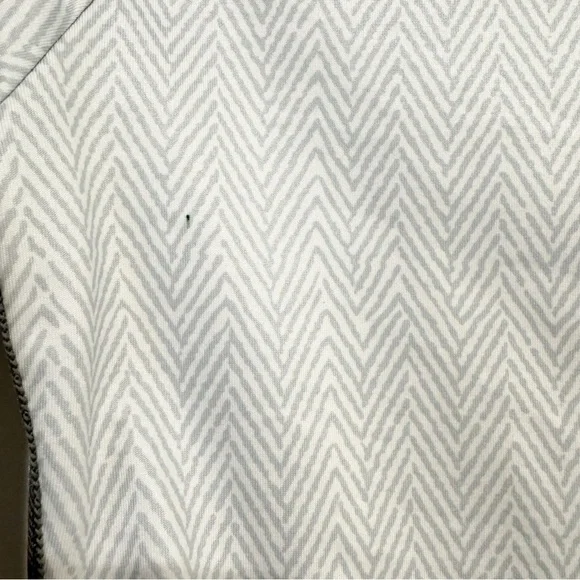 Athleta | Sierra White Herringbone 1/2 Zip Top Thermal Spandex Size Small - Picture 7 of 7
